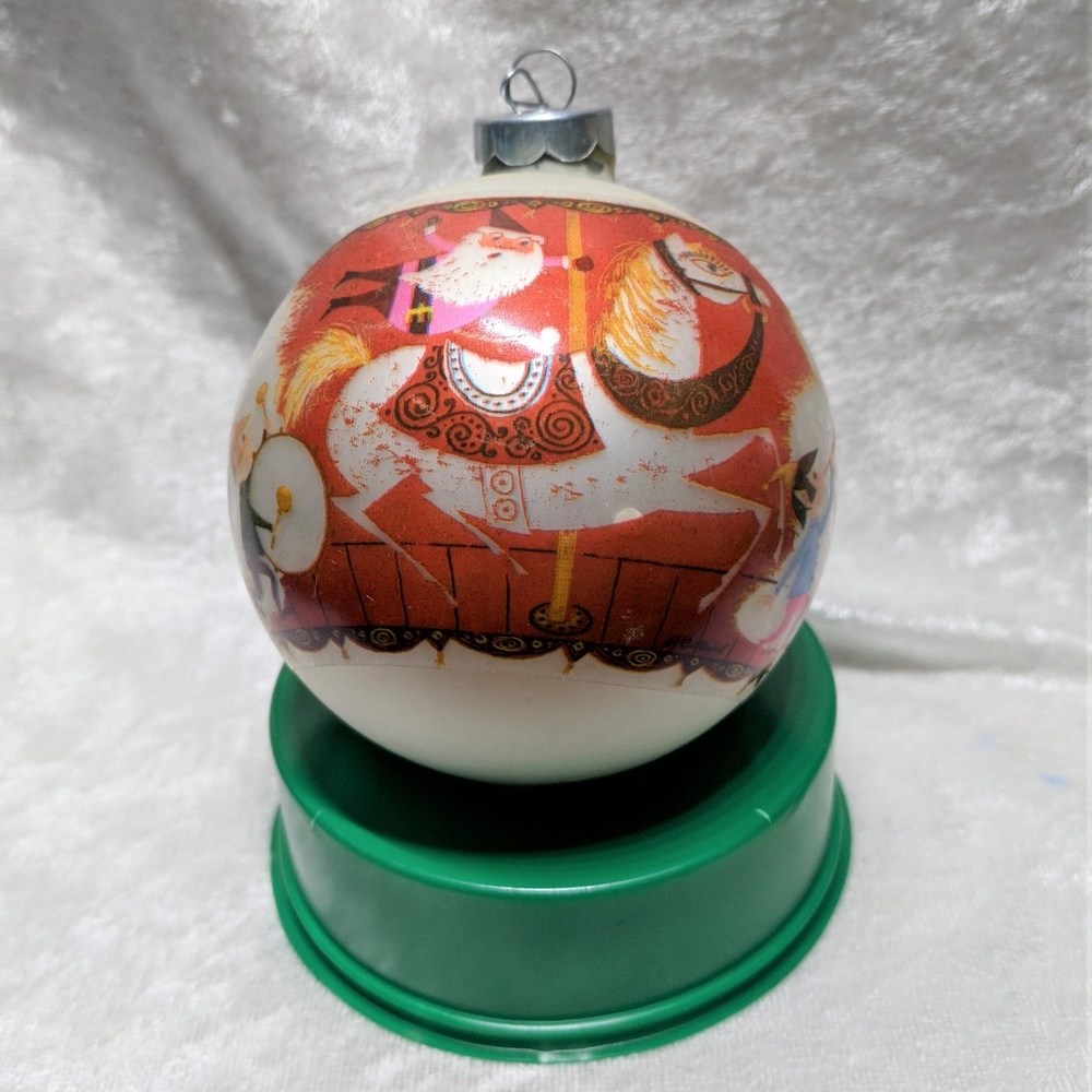 Vintage Jordan Marsh Christmas Ornaments Set of 2